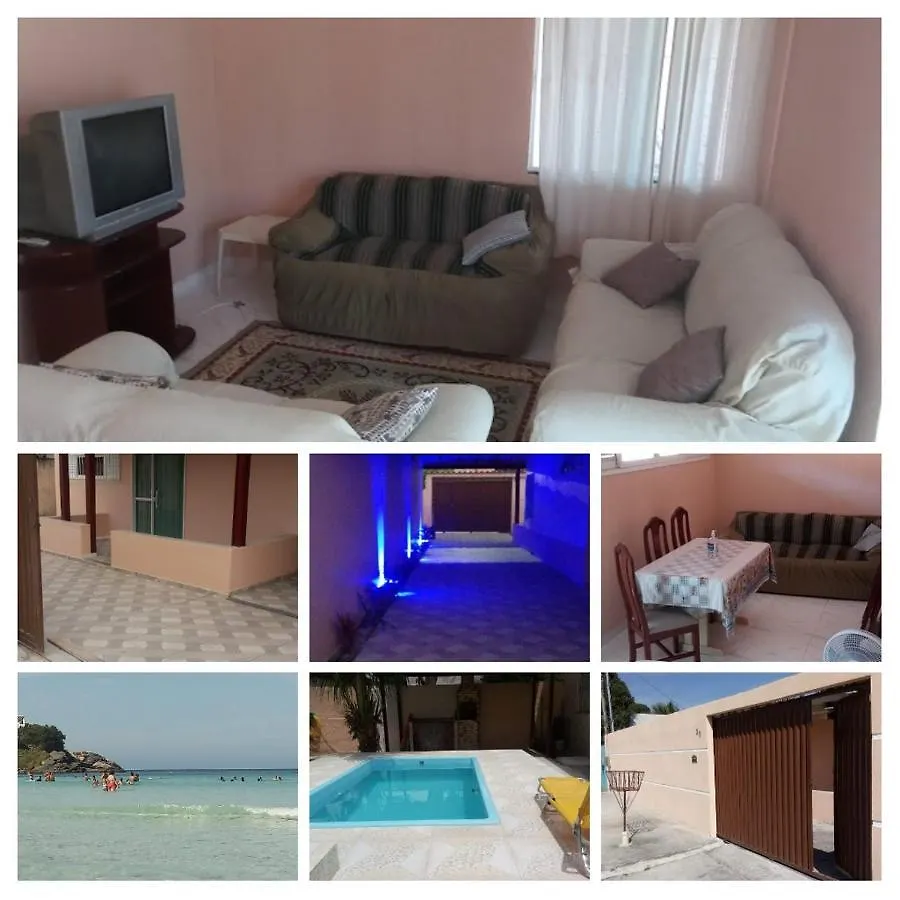 Casa temporada com piscina em Cabo Frio até 11 pessoas incluindo crianças Vila Casa de Férias